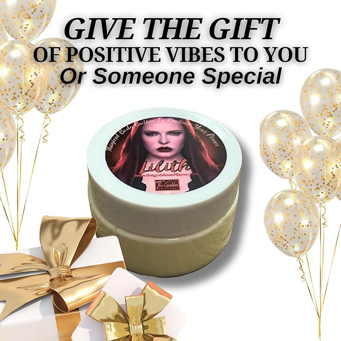 Lilith Body Butter – Whipped Shea Blend for Empowerment, Shadow Work & Divine Feminine Energy – Handmade Spiritual Moisturizer