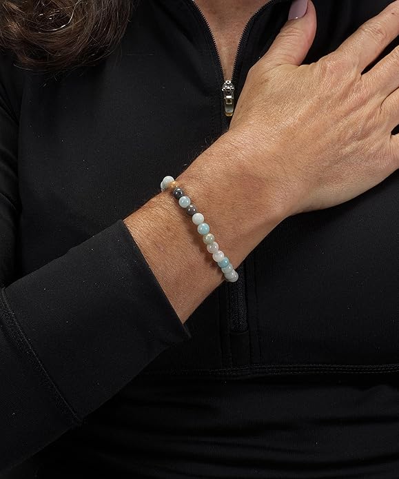 Cherry Tree Collection - Small, Medium, Large Sizes - Gemstone Beaded Bracelets For Women and Men - 6mm Round Beads