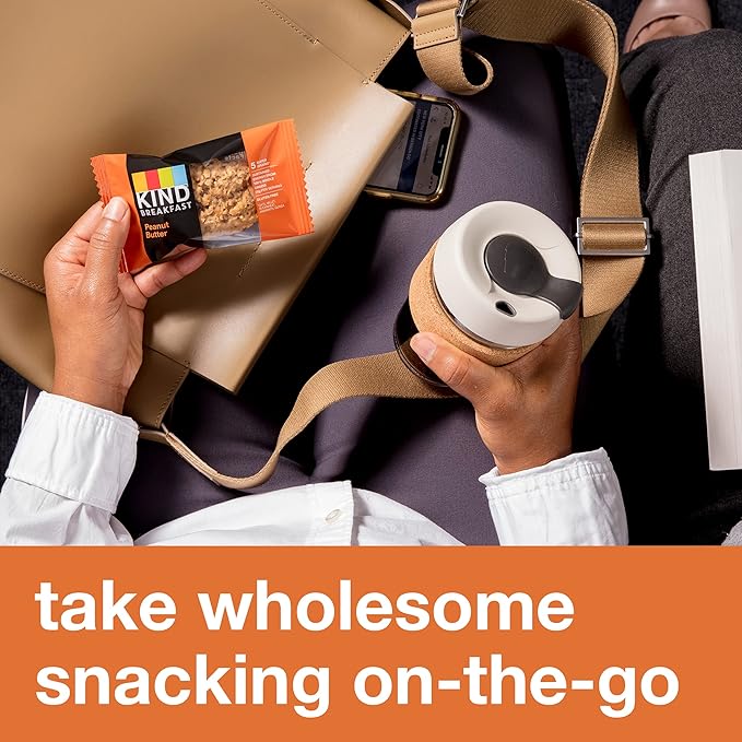 KIND Breakfast Bars, Variety Pack, Honey Oat, Almond Butter, and Peanut Butter, Healthy Snacks, Gluten Free, 3-8g Protein, 18 Count