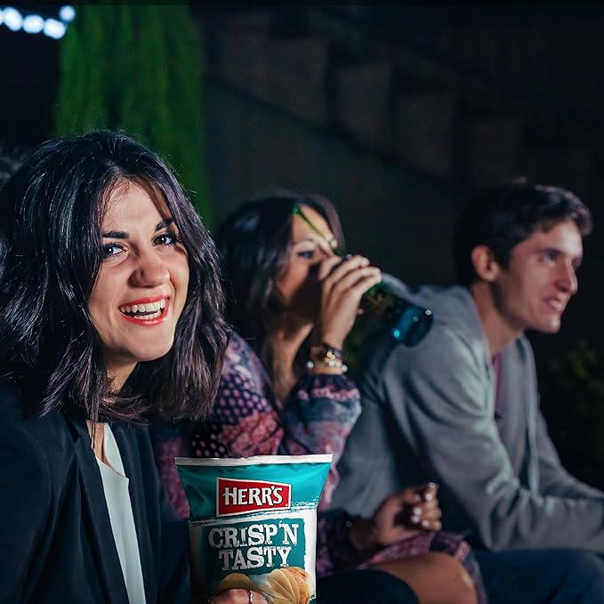 Herr's Variety Pack, Assorted Snacks, 0.625–1.5 Ounce (Pack of 24 Bags) – A Delicious Mix of Chips, Pretzels, and Cheese Snacks – Great for Family Snacking and Lunchboxes