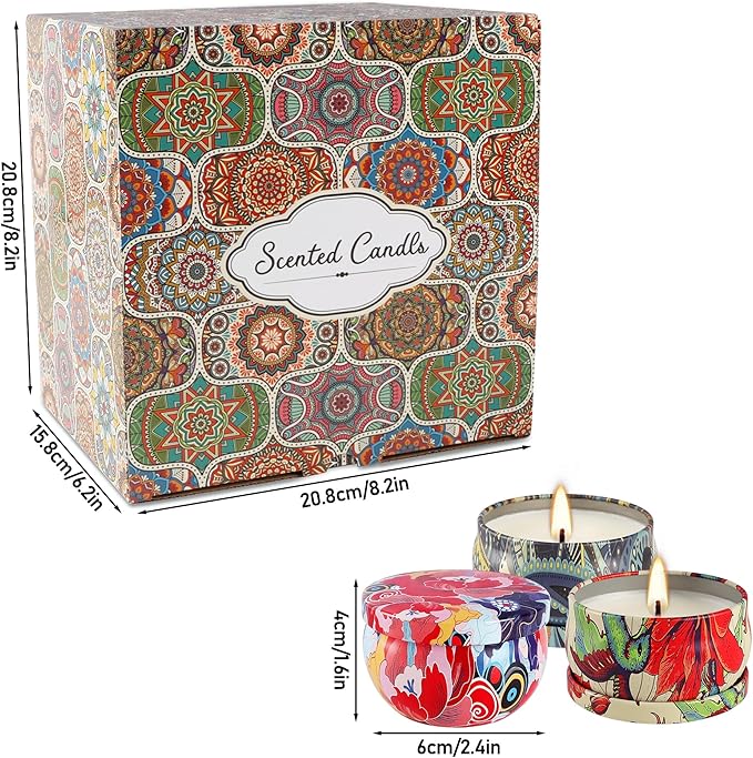 36-Pack Scented Candles Gift Set – 2.5oz Long-Lasting Soy Wax Candles with Essential Oils | Aromatherapy for Relaxation, Stress Relief & Sleep | Home Decor, Gifts for Women, Mom, Wife, Friends
