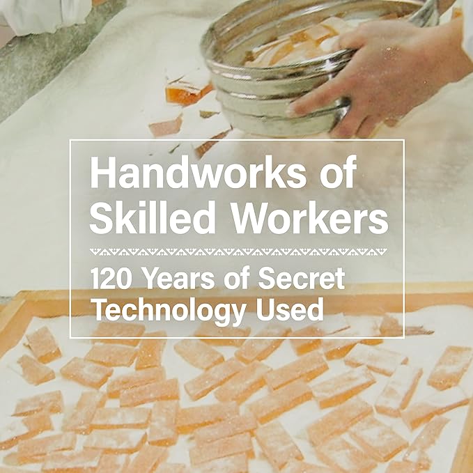 Jelly Fruit Mochi, Japanese Traditional Candy, individually wrapped, Artisanal Handworks, 100% Japanese Apricot, 300g【YAMASAN】