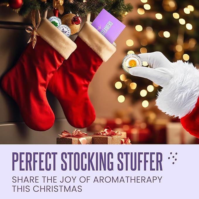 Cleverfy Shower Steamers Aromatherapy – Stocking Stuffers for Women, Teens and Wife – Christmas Gifts for Women and Teen Girls – White Elephant Gifts for Adults – 6 Tablets