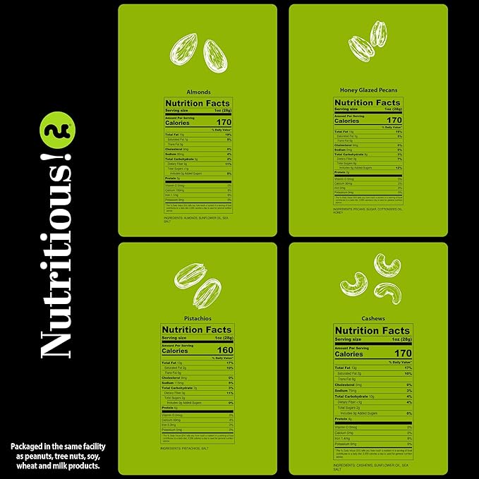 NUT CRAVINGS - Diwali Sweets Hamper Mixed Nuts Gift Basket in Red Gold Box (4 Assortments) Food Arrangement, Healthy Snack Care Package, Food Assortments