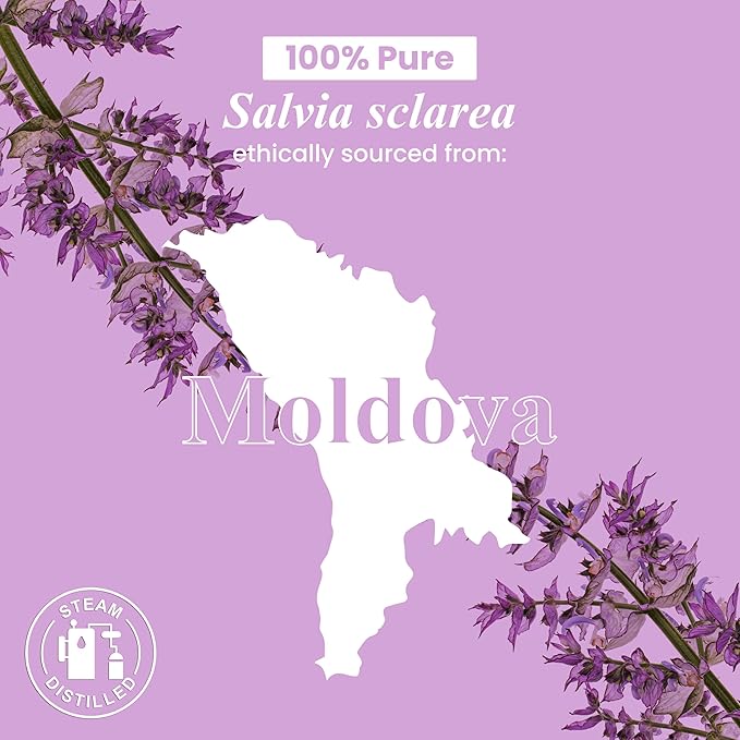 Handcraft Blends Clary Sage Essential Oil – 1 Fl Oz – 100% Pure and Natural – Premium Grade Essential Oil for Diffuser and Aromatherapy, Skin, Massage, Candle and Soap Making Fragrance