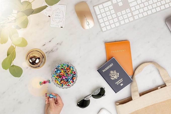 GLITTERATI Tropical Fruits Italian Mini Hard Candies, Individually Wrapped Gourmet Candy Assortment, Exotic Tropical Fruit Flavors, Vegan, Gluten Free, Non GMO, 28.2 oz Bulk Pack, 800 Ct.