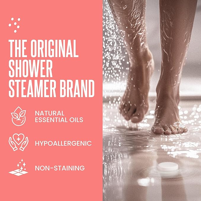 Cleverfy Shower Steamers Aromatherapy – Stocking Stuffers for Women, Teens and Wife – Christmas Gifts for Women and Teen Girls – White Elephant Gifts for Adults – 6 Tablets