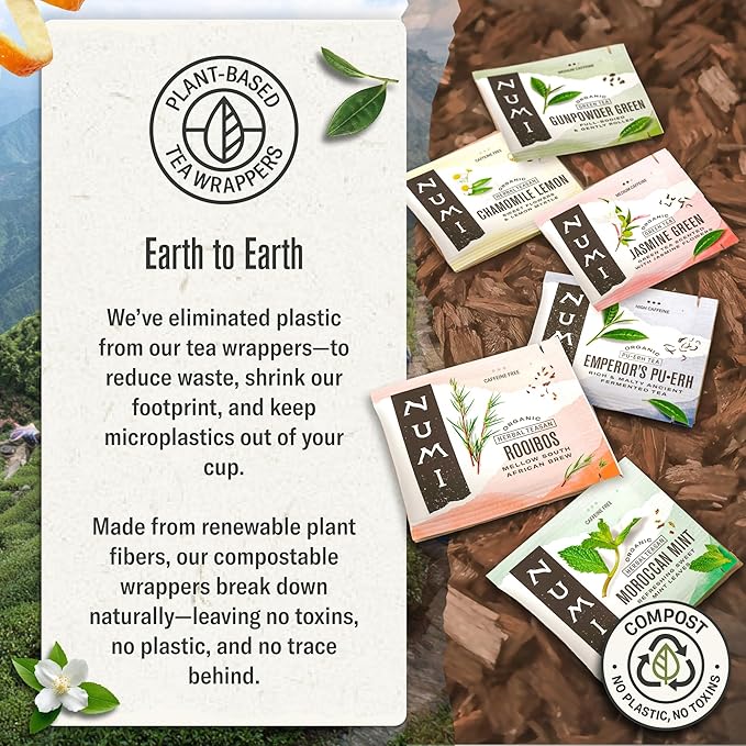 Numi Organic Tea Matcha Toasted Rice, 100 Count Box of Tea Bags, Green Tea (Packaging May Vary)