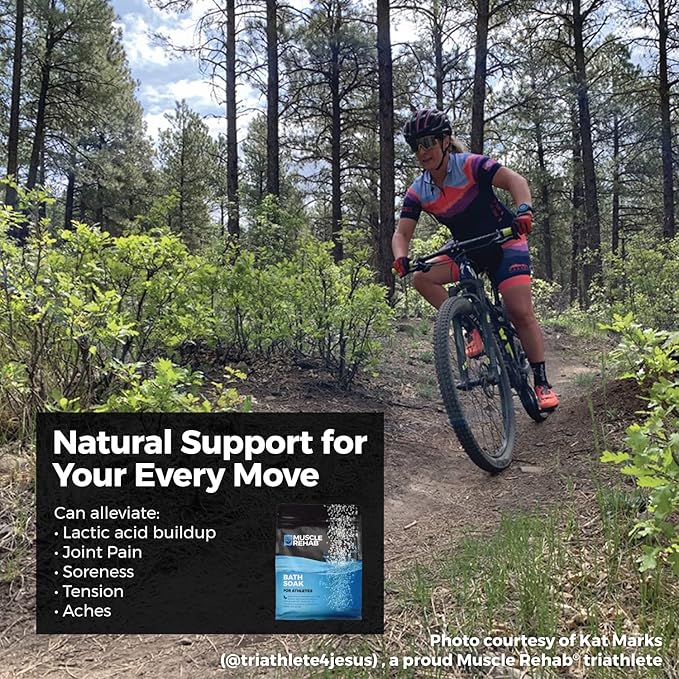 Muscle Rehab| Arnica Bath Soak with Essential Oils | Pain Relief for Sore Muscles, Joints & Foot Ache | Magnesium Bath Salts for Muscle Recovery, Relaxation & Wellness