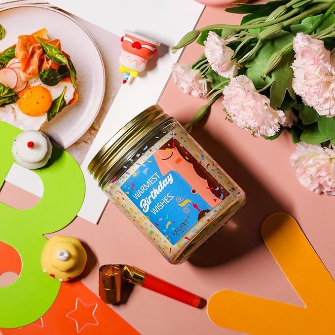 Happy Birthday Candle - Birthday Gifts for Women, Girls, Best Friend - Birthday Candles Gifts Ideas - French Riviera Scented Candles