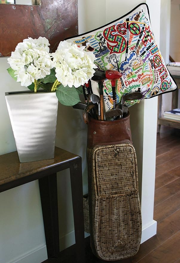 Catstudio Scotland Embroidered Decorative Throw Pillow