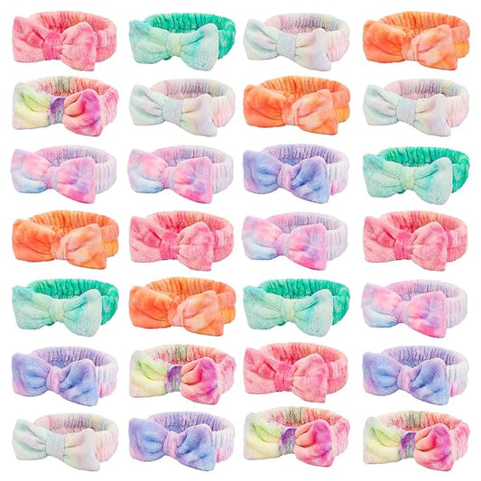 WSYUB Spa Headband Bulk, Headband for Washing Face,28pcs