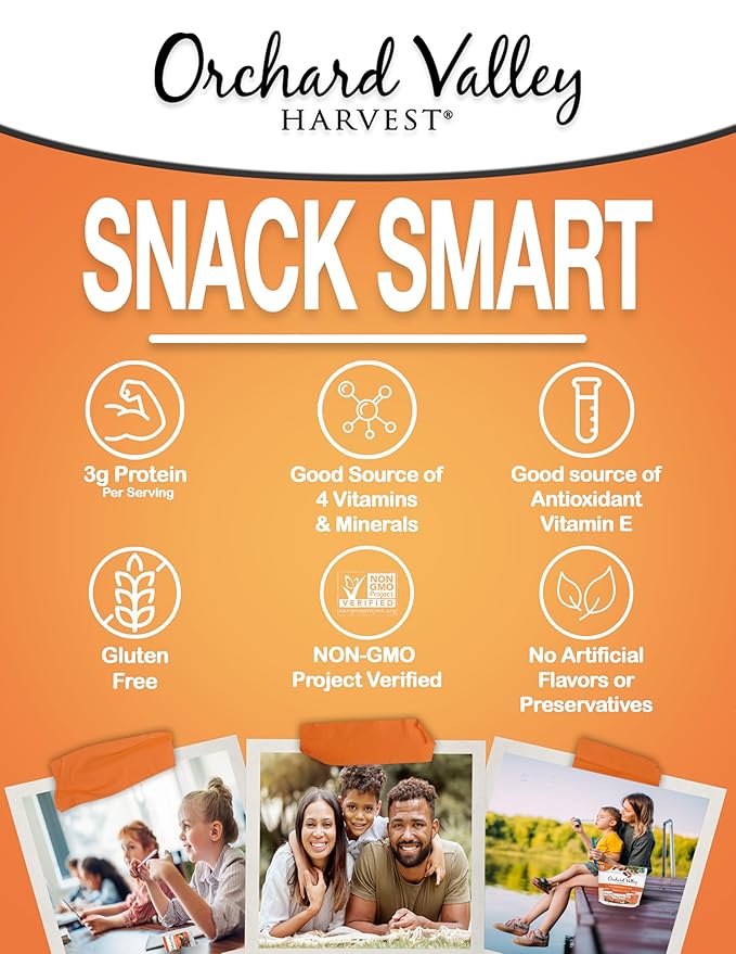 Orchard Valley Harvest Antioxidant Mix, 1 Ounce Bags (Pack of 15), Almonds, Cranberries, Blueberries, Cashews, and Pepitas, Non-GMO, No Artificial Ingredients, Healthy Snacks for Adults