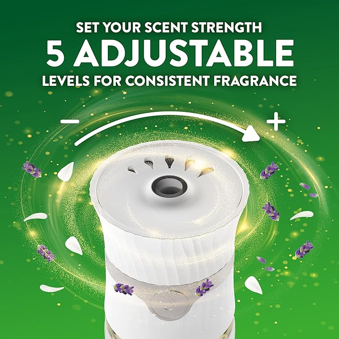 Air Wick Plug in Scented Oil Refill, 7 ct, Lavender & CHAMOMILE, Air Freshener, Essential Oils