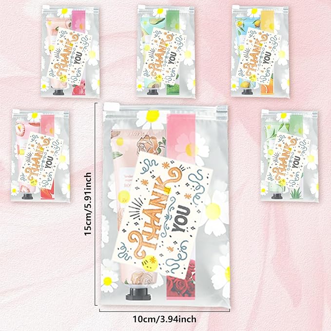 KWOLYKIM 12 Sets Bulk Hand Cream and Bulk Cuticle Oil Pen Christmans Gift Set for Women Coworker Hand Repair with Makeup Bag and Thank You Card Skincare Gift Bridal Shower Favors for Guests Party Gift