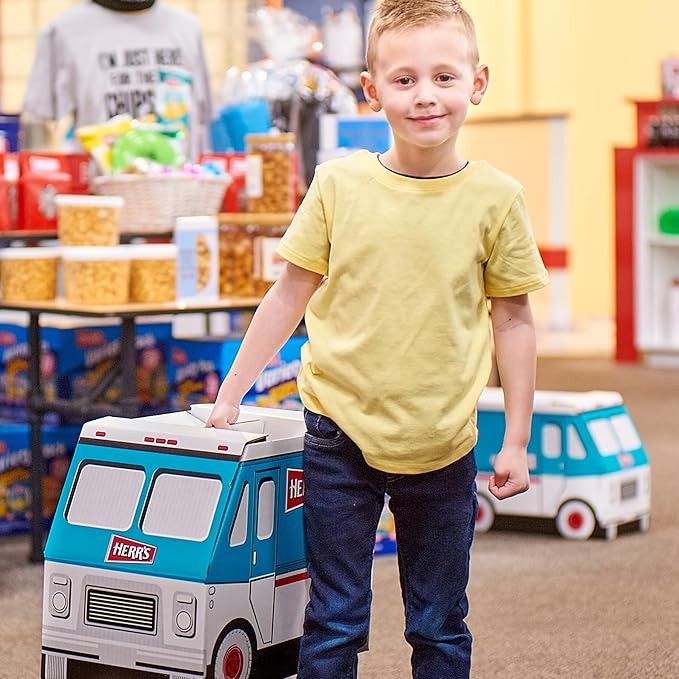 Herr's Variety Snack Truck Box, Assorted Flavors, 42-Pack - Crisp 'N Tasty, Barbecue, Sour Cream & Onion Potato Chips, Cheese Curls, Pretzels, Popcorn & More