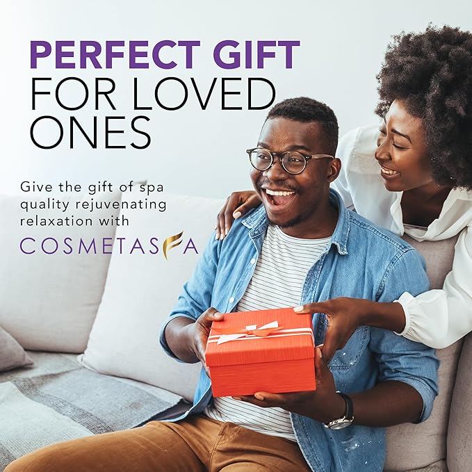 Cosmetasa Lavender Massage Oil for Massage Therapy with Roller - All Natural, Cruelty-Free & Spa Quality Skin Therapy Oil & Soothing Care - Lavender, Geranium & Grapeseed Oil (8.8 oz)