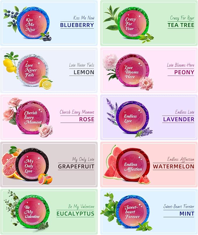 10 Rose Scented Shower Steamers – Luxe Aromatherapy Gift Set for Girls, Wives & Moms, Perfect Mother's Day Surprise