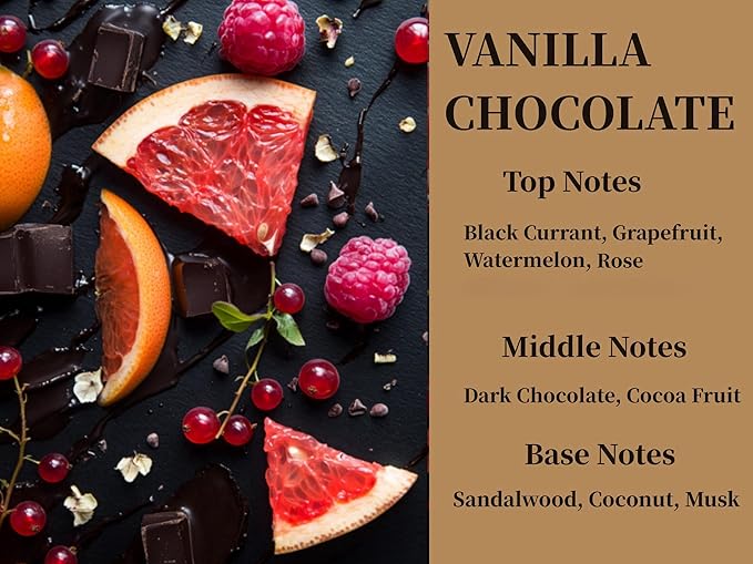 2Pack VANILLA CHOCOLATE Scented Automotive Air Freshener Set, Car Accessories Decoration Hanging Scented Car Diffuser for Men Women