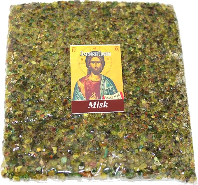 Holy Land Market Jerusalem Crushed and Sealed Flower Incense from The Holy Land (Misk, 3.5 Ounces)