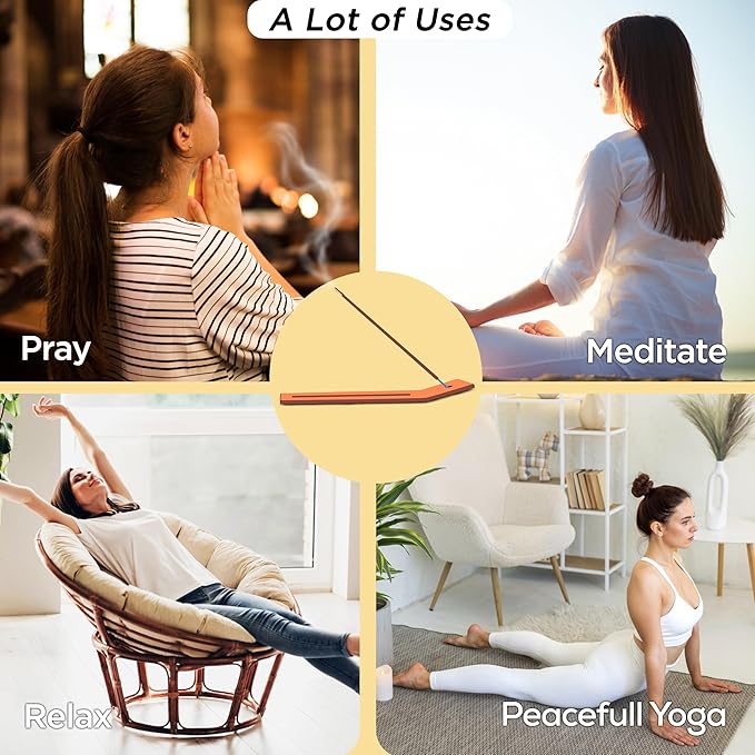 Raajsee French Vanilla Incense Sticks (180 gm), 100% Pure Organic Natural Hand Rolled Free from Chemicals - Perfect for Aromatherapy, Cleansing, Meditation, and Church (Pack of 12)