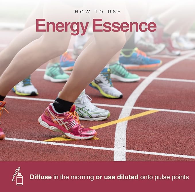 Essential Oil Blend for Energy, Focus & Mood by Enhanced Essentials – 100% Pure, Slow-Distilled|Aromatherapy for Diffuser, Massage & Shower|Uplifting Citrus & Mint Notes|1 fl oz (30 ml)