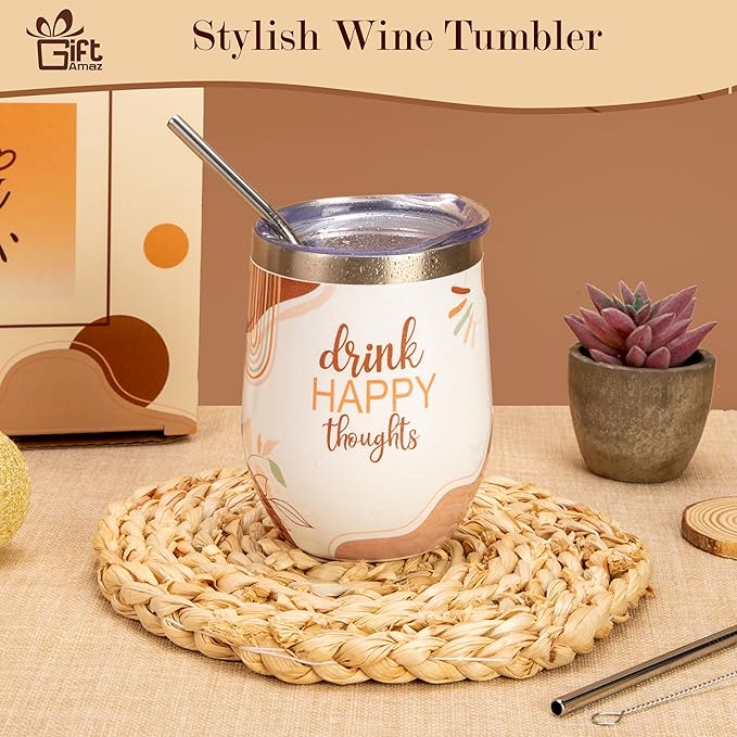 GiftAmaz Boho Gifts for Women, Self Care Gifts Get Well Soon Gift Basket, Include Bohemian Tumbler and Blanket, Fall Western Gift, Unique Birthday Christmas Gifts for Women Friends Wife Mom