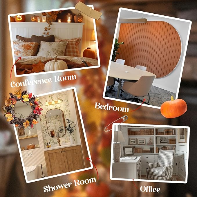 Autumn Wreath Essential Oil 120ml (4 Fl Oz), Cozy Fall Fragrance Oils for Essential Oil Diffuser, Natural Autumn Scented Oils for Candle Making, Gifts for Women