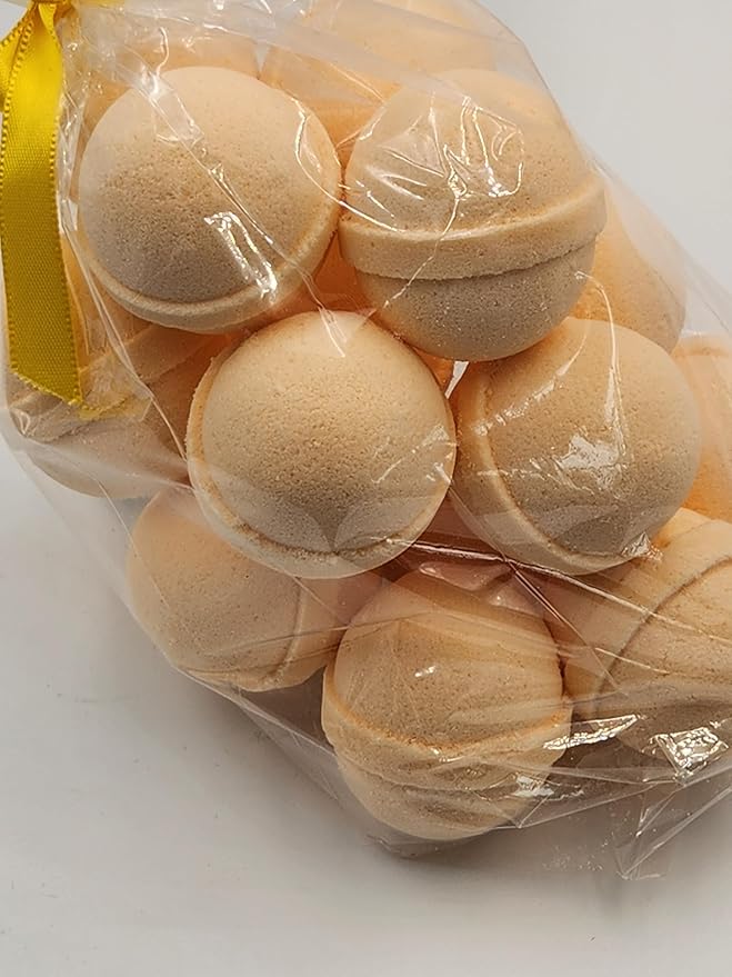 Spa Pure 14 Bath Bomb Fizzies with Shea Butter, Ultra Moisturizing, Great for Dry Skin, All Skin Types (14 Count) Pack of 1 (Mango Sorbet)