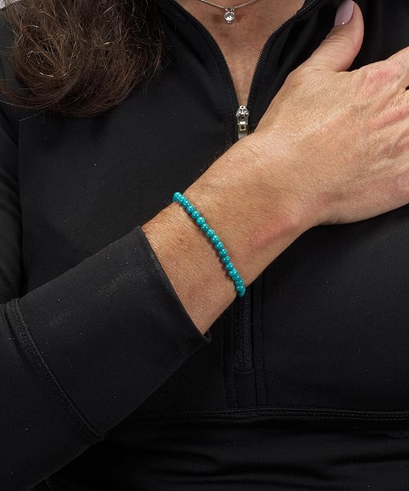 Cherry Tree Collection - Small, Medium, Large Sizes - Gemstone Beaded Bracelets For Women and Men - 4mm Round Beads