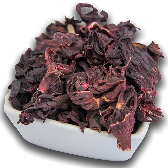 2 lbs Hibiscus Flowers - Flor de Jamaica Bag, Dried Hibiscus Bulk Flowers - Ideal for Juices, infusions and hibiscus flower teas - Despensa Colombiana