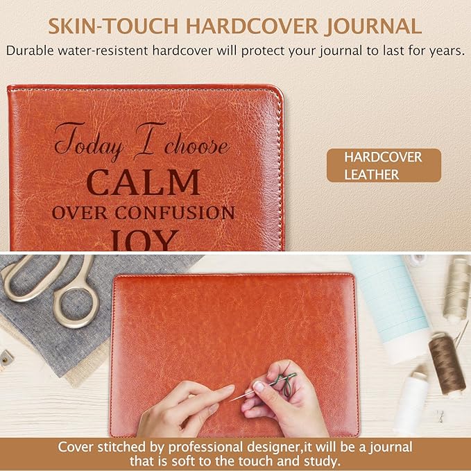 LBWCER Inspirational Motivational Gifts,Little Reminders Journal Notebook,Little Reminders Hardcover Notebook,Motivational Journal (Today I choose)