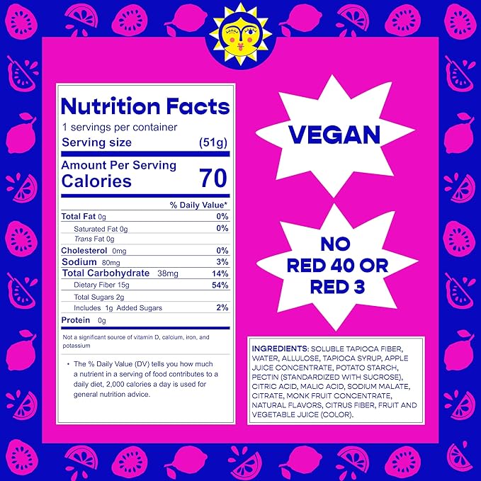 Better Sour Pomegranate Apricot Gummy Stars Candy, Sour Gummies with Bold Fruit Flavor, Mouthwatering Sour Candy Made with Real Fruit Juice, Vegan and Gluten-Free Treats, 10 Pouch Set