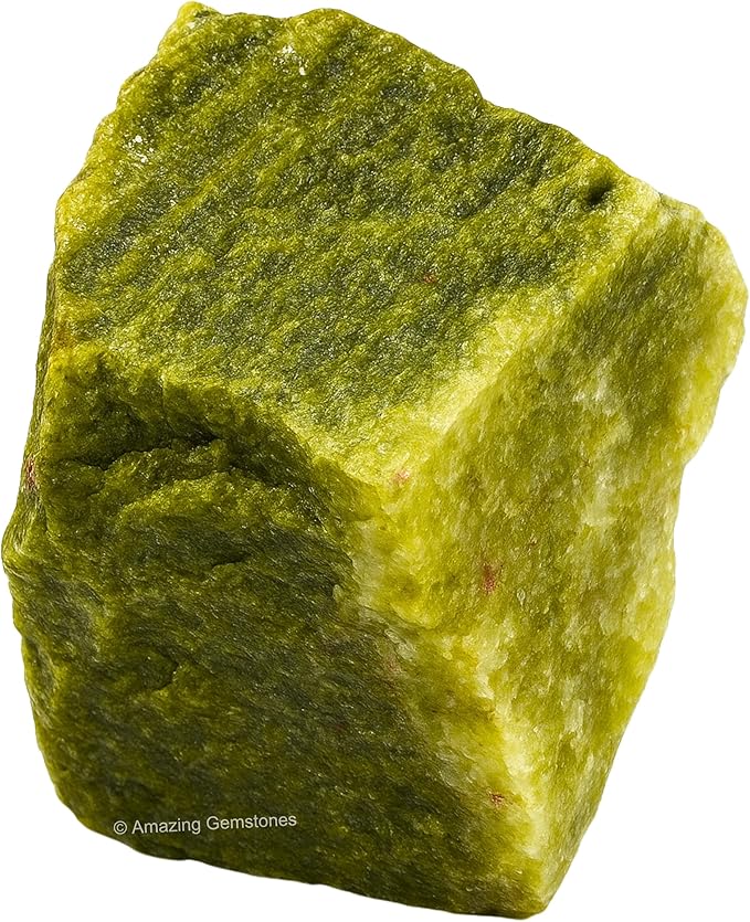 Amazing Gemstone 2 Pieces Vesuvianite Raw Crystals and Healing Stones, Natural Rocks for Tumbling and DIY Raw Stones and Crystals