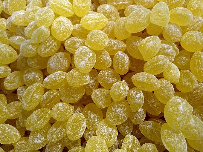Lemon Bulk Sugar Sanded Candy Drops - 2 lbs of Fresh Delicious Sweet and Tart Candy