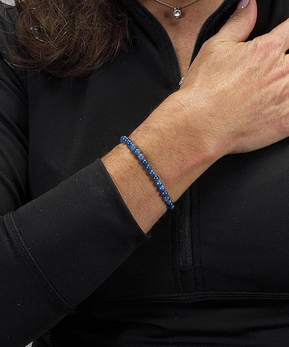 Cherry Tree Collection - Small, Medium, Large Sizes - Gemstone Beaded Bracelets For Women and Men - 4mm Round Beads