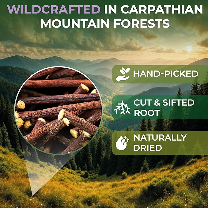 50 Bags Licorice Root Tea Liqorish Root Tea Herb (Glycyrrhiza Glabra) - 50 Count 1.5g Bags Licorice Roots Raiz De Regaliz