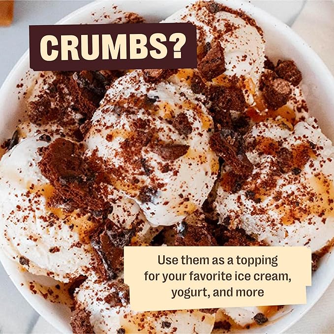 Brownie Brittle – M&M’S Minis Thin and Crispy Sweet Snacks (Pack of 6, 4 oz), Rich Gourmet Brownie Bites Dessert