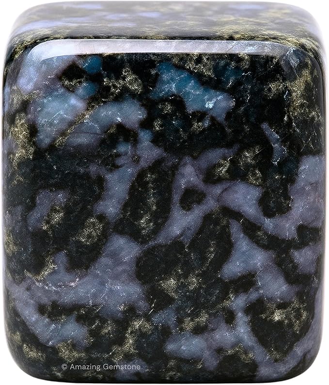 Amazing Gemstone Indigo JasperCrystals and Healing Stones Tumbled - 1 oz Indigo Jasper Stone, Natural Healing Stones for Energy Balance, Stress Relief - Premium Polished Gems Rocks for Meditation