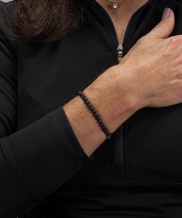 Cherry Tree Collection - Small, Medium, Large Sizes - Gemstone Beaded Bracelets For Women and Men - 4mm Round Beads