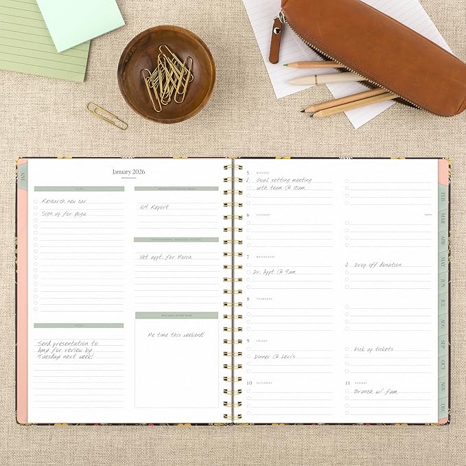 Cambridge 2026 Planner, Weekly & Monthly, 8.5" x 11", Large, Pen+Pillar, Monarch (PP22-905-26)