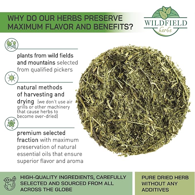 100 Bags Nettle Leaf Tea Ortiga Dried Nettle Herb Planta Bulk (Urtica Dioica) - 100 Count 1.5g Tea Bags Herb Hojas De Ortiga