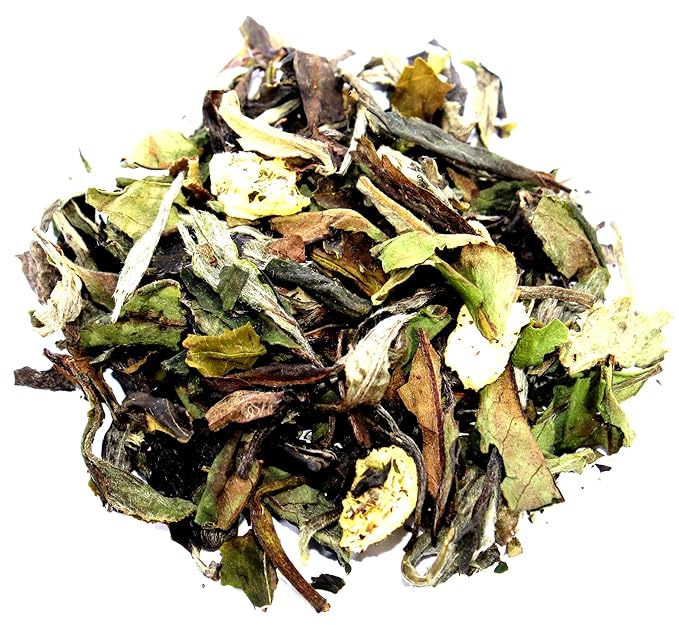 Nelson's Tea - Peach Tangerine - Loose Leaf Tea - Green tea, white tea, and dried peaches - 3.2 oz.