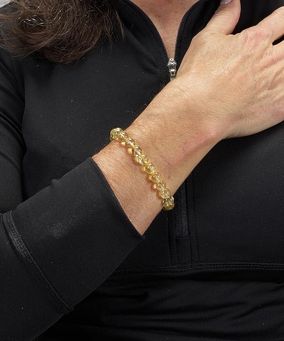 Cherry Tree Collection - Small, Medium, Large Sizes - Gemstone Beaded Bracelets For Women and Men - 8mm Round Beads