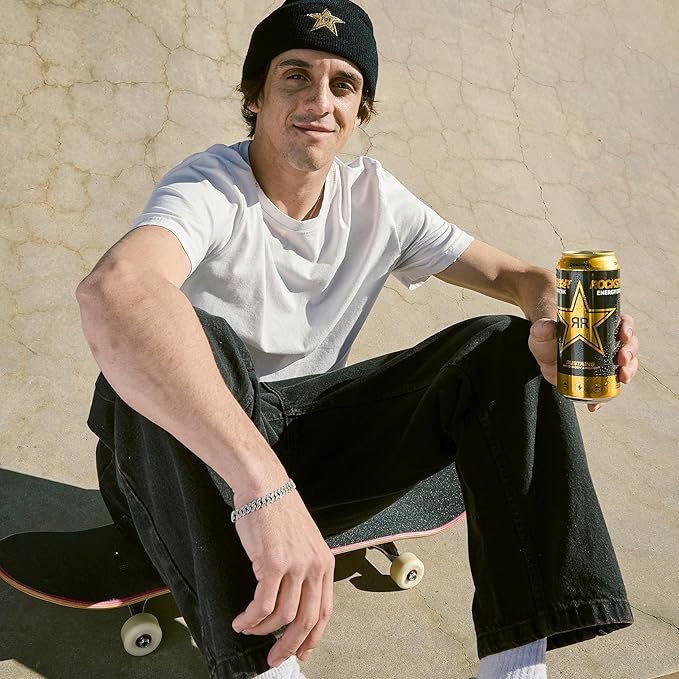 Rockstar Energy Drink, Sugar Free, 12oz Sleek Cans (8 Pack)