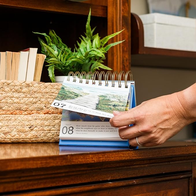 2025-2026 Stoic Meditations Perpetual Calendar: 366 Stoic Quotes for Reflection and Growth Daily Flip Calendar