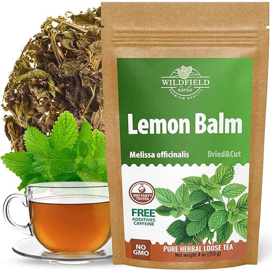 4 oz. Dried Lemon Balm Herb Frontier Loose Lemon Balm Tea Bags (Melissa Officinalis Tea) - 113g Melissa Herb Te De Toronjil