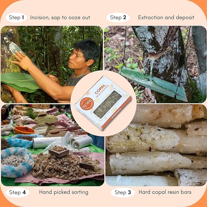 Copal Resin Incense - Natural Tree Gum Sap - 30g Pack