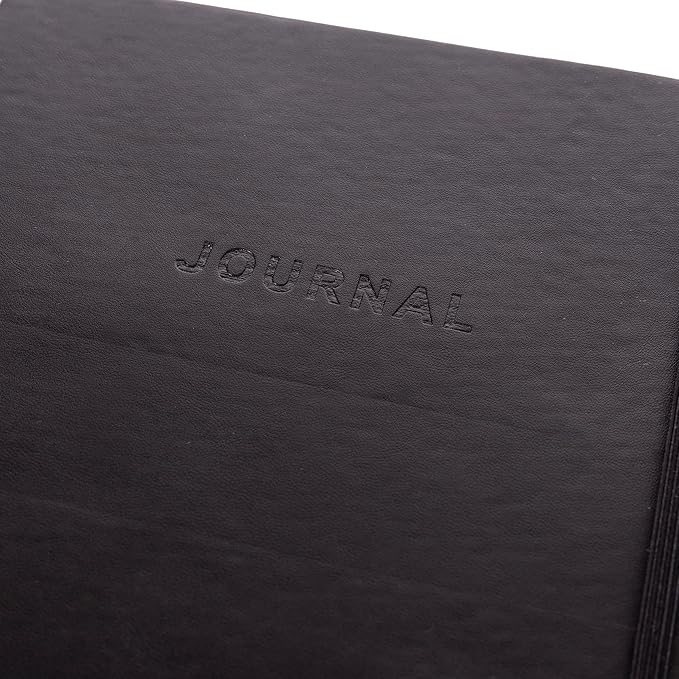 Graphique Apollo Vegan Leather Journal | Hardcover Notebook | 192 Lined Pages | Inner Pocket, Pen Loop, Elastic Closure | Work, Diary, Notes | 8” x 10”