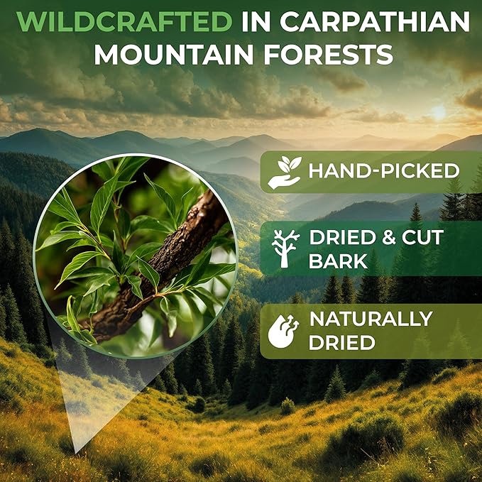 4 oz. White Willow Bark Tea Herbal (Salix Alba) - 113g White Willow Bark Herb Tea Corteza De Sauce